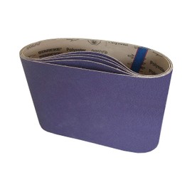 Starcke Premium 7-7/8" x 29-1/2" Floor Sanding Belts Ceramic Cloth Belts - for Wood Floors (5 Pack, 80 Grit)