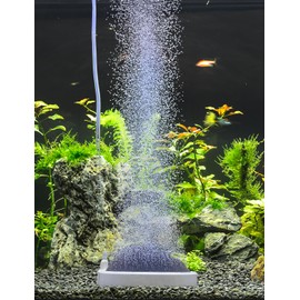 UPETTOOLS Aquarium Air Stone Fish Tank Bubbler Large Nano Air Bubble Stone Super-High Dissolved Oxygen Diffuser Makes Super Tiny Bubbles 5.2 Inch