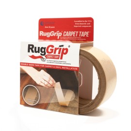 Rug Grip Rug Gripper Carpet Tape, The Original Rug Tape for All Floor Types, Strong Adhesive,Instant Hold, 1.875 in.x 30 ft. Double Sided