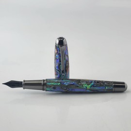 Monteverde Super Mega Abalone Limited Edition 999/gunmetal trim Fountain Pen - B