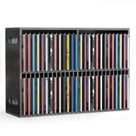 SANFURNEY 52 Slots CD Holder, Wall-Mounted CD Holder Stand