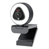 Angetube Streaming Webcam 1080P with Ring Light, HD USB Web