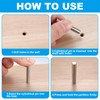 Yinpecly 110 Pcs 304 Stainless Steel Dowel Pin, M5 Cylindrical