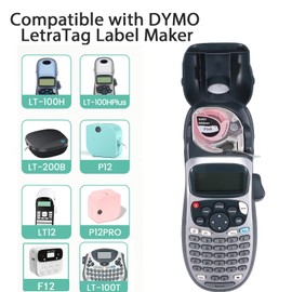 P12 Label Maker Tape Compatible with Dymo LetraTag Label Maker Refills
