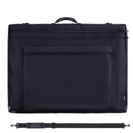 JJRING 23x31 Art Portfolio Tote Bag - Large Carrying Storage Case with Handle & Adjustable Shoulder Strap, Portfolio Folder for Artwork, Posters, Canvas, Drawing Boards