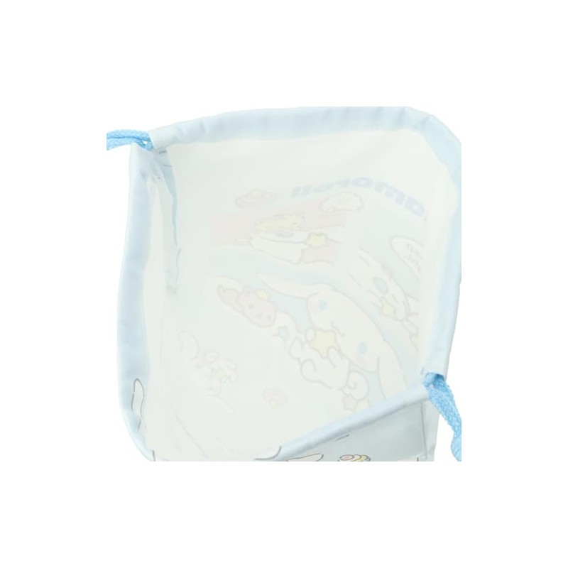 Cinnamoroll HCN3900 Drawstring Bag, M, For Kids, saxon blue