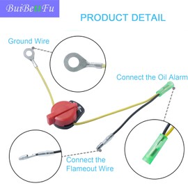 Engine On Off Stop Kill Switch for Champion Predator Firman B&S Hon&da GX110 GX120 GX160 GX200 GX212 GX225 GX240 GX270 GX340 GX390