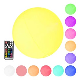 13 Color Inflatable Led Beach Ball Led Light Up Ip67 Waterpr