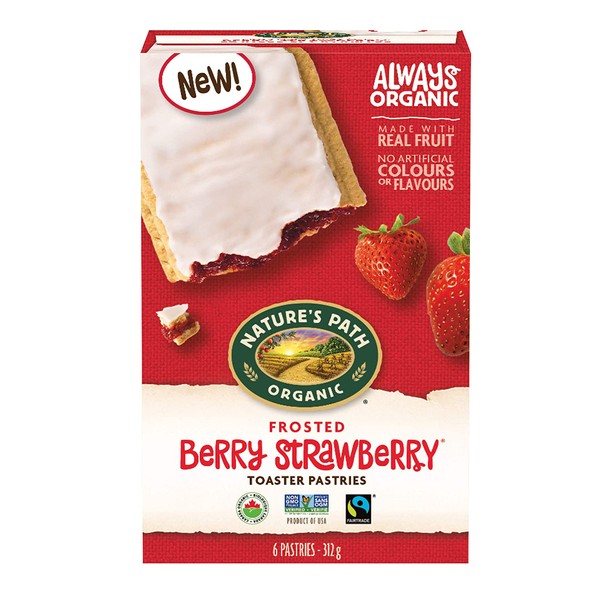 Nature's Path Toasted Pastries Frosted Berry Strawberry 312g