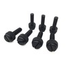 Black Nylon Knurled Thumb Screws M3 5-25mm 50 / 8mm