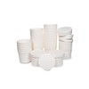 DHG PROFESSIONAL 250 Sets White Paper Food Containers With Vented