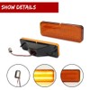 JDMTECH For 80-86 Ford Bronco F150 F250 F350 Amber Switchback