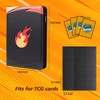 Ampleer Trading Card Binder, 9 Pocket Ringless Page Sleeves with
