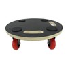 Shepherd Hardware Move-It 3363 Premier 15-Inch Round Wood Platform Dolly,