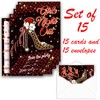 15 Set Girls Night Party Invitations with Envelopes for Bachelorette