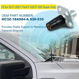 BASIKER Car Radio Antenna Base Mount Fit for 2017-2021 Ford F-250 F-350 Super Duty, Antenna Base Mount Ford Accessories OEM HC3Z-18A984-A 926-535