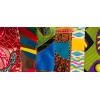 Unbranded African Fabric Scraps/ Strips/ Remnants *Beautiful*, Per Half Pound