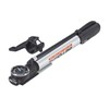 Prophete Fahrradpumpe, Luftpumpe, Alu-Mini-Standpumpe für alle Ventilarten