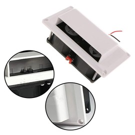 MACHSWON Exhaust Fan, Air Vent Ventilation Fan,12V Side Vent for Motorhome Camper Boat Marine Yacht White