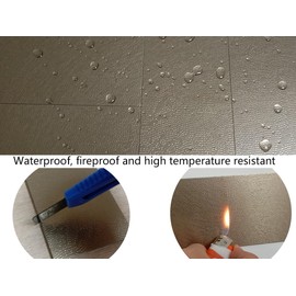 XUANINY 88-Piece Peel and Stick Metal Backsplash Tiles, Self Adhesive Aluminum Mosaic 3D Wall Sticker for Kitchen Subway(3"x6") (Rectangle) (Light Yellow Relief, 88)