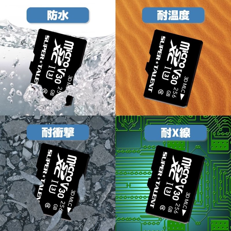 SuperTalent Premium Pro Durable microSDカード 64GB