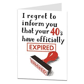 Funny 50th Birthday Card for Men Women