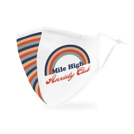 WEDDINGSTAR 3-Ply Adult Washable Cloth Face Mask Reusable and Adjustable with Filter Pocket - Anxiety Club