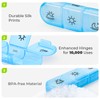 AUVON Weekly Pill Organizer 3 Times a Day, Large Pill