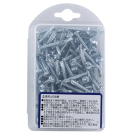WAKAI Spiral Damba Screws for Iron Plates, 0.2 x 1.0 inches (4 x 25 mm), 140 Pieces