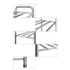 Botion 3 Tier Expandable Shoe Rack for Closet, Stainless Steel
