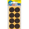 Parodi & Parodi 411 Kit 8 Round Felt Pads Brown