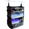 Hanging 3 Shelf Travel Shelves Bag Portable Multifunctional Large Capacity