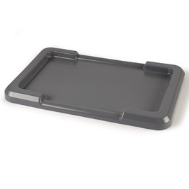 ULTRASOURCE Poly Tote Lid, Grey, Food Approved Bundle of 6 Lids