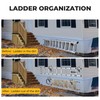 BougeRV Side Mount Trailer Ladder Rack, 4 Racks Heavy Duty