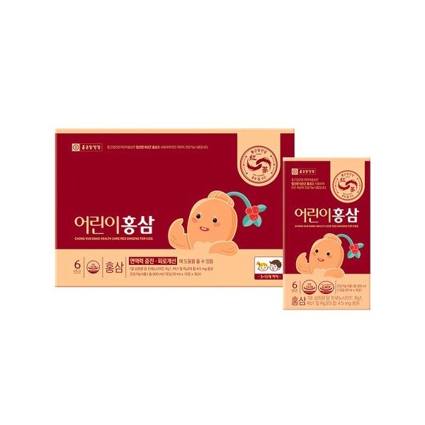 종근당건강 어린이 홍삼 20ml 30포