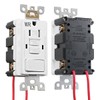Baomain GFCI Outlet Receptacle with Switch, 15A 125VAC, Tamper Resistant
