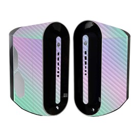 MightySkins Carbon Fiber Skin Compatible with Alienware Aurora R11 Gaming Desktop - Cotton Candy | Protective, Durable Textured Carbon Fiber Finish | Easy to Apply and Change Styles | Made in The USA