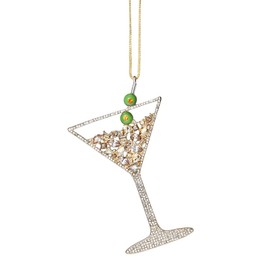 COXTNBIO Christmas Ornaments 2024| Hanging Ornaments for Christmas Tree Decorations| Keepsake Gifts for Sisters Mom Grandma Women (Classic Martini Ornament)