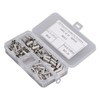 200Pcs Wire Ferrule Copper Male Female Crimp Terminal Connector for
