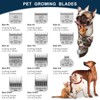 YAZIYIR Pet Dog Grooming Detachable Ceramic Blades Kit,Compatible with Andis,Oster
