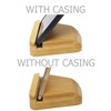 Bamboo Desktop Cell Phone Stand Holder
