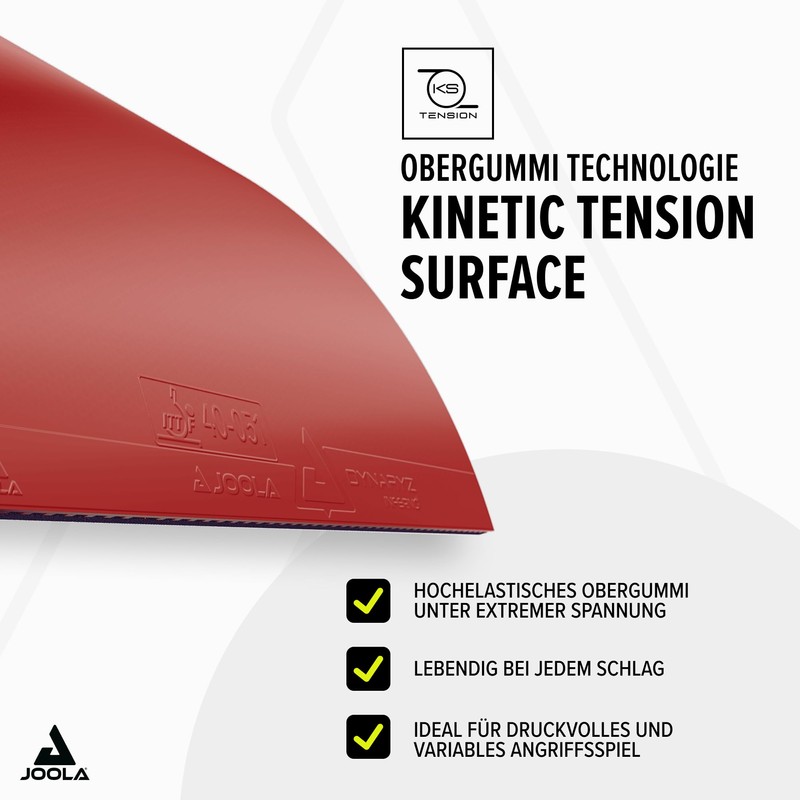 JOOLA Dynaryz Inferno Rubber Red 2.3 mm