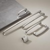 TUNNY 10 Pack Cabinet Handles-Brushed Nickel 3"/76mm Screw Spacing Drawer