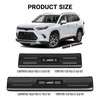 Hellet 4PCS Car Door Sill Protector for Toyota 2024 2025