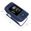 SEJOY Finger Pulse Oximeter Blood Oxygen Saturation Heart Rate Measure