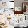 2Pcs Mini Plastic Drawer Organiser, Desk Storage Organizer with 9