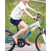 Auranso - Pantalones cortos de bicicleta para niñas, transpirables y