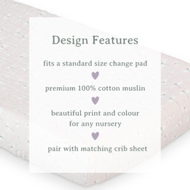 Lulujo Soft Cotton Baby Change Pad Cover (Dragonfly)
