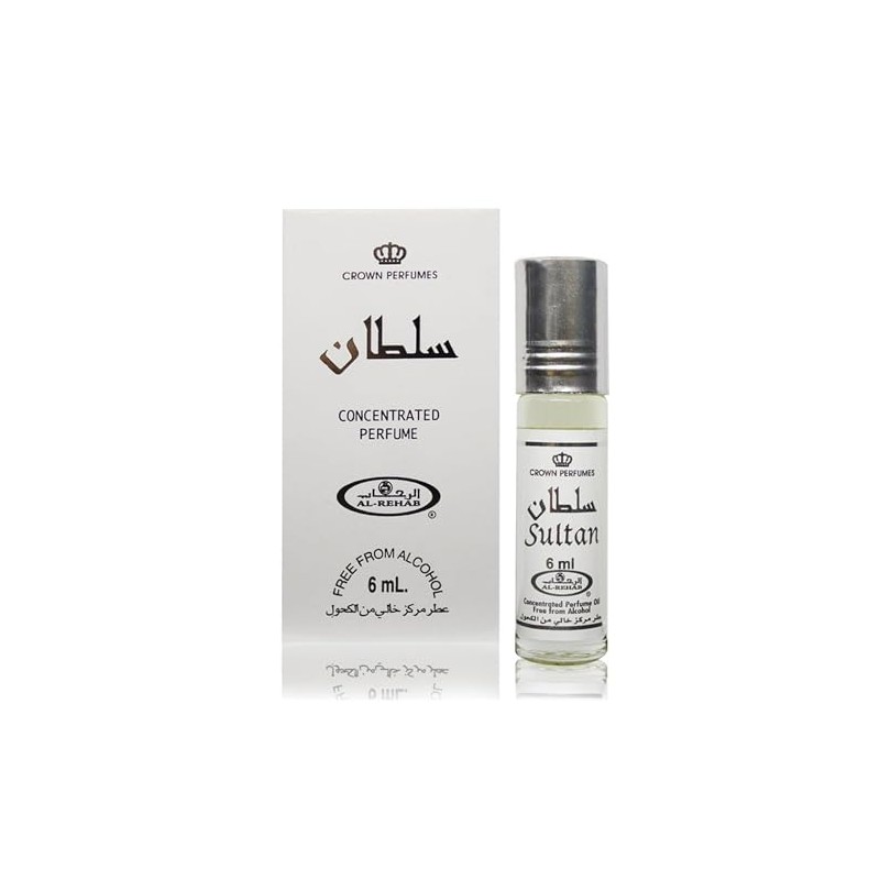 Al-Rehab Sultan Concentrated Perfume Oil, 0.2 Ounce / 6ml