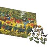 Wooden Jigsaw Puzzle for Adults - Uniquely Shaped Pieces -